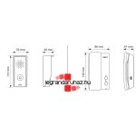 Legrand 3-vezetékes audió kaputelefon szett, 1 lakásos, Legrand 369500