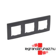 Legrand Niloé hármas keret, matt fekete, Legrand 397033