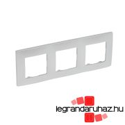 Legrand Niloé hármas keret, alumínium, Legrand 397043