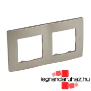Legrand Niloé kettes keret, pezsgő, Legrand 397062