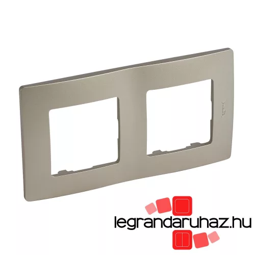 Legrand Niloé kettes keret, pezsgő, Legrand 397062