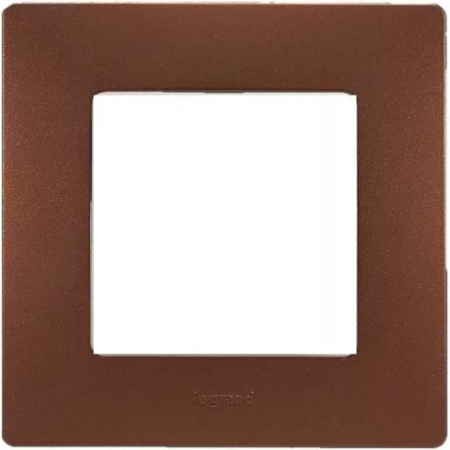 Legrand Niloé egyes keret, kakaóbarna, Legrand 397071