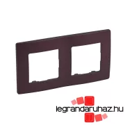 Legrand Niloé kettes keret, padlizsán lila, Legrand 397082