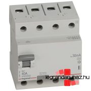   Legrand RX3 áram-védőkapcsoló 4P 40A A 30MA, Legrand 402075