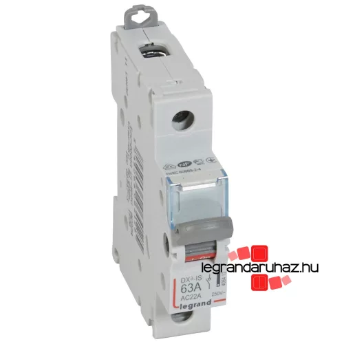 Legrand DX3-I terheléskapcsoló 1P 63A, Legrand 406412