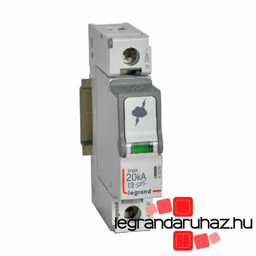 Legrand Túlfeszültség-levezető T2 20KA 1P, Legrand 412220