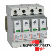   Legrand Túlfeszültség-levezető T2 20KA 4P, Legrand 412223