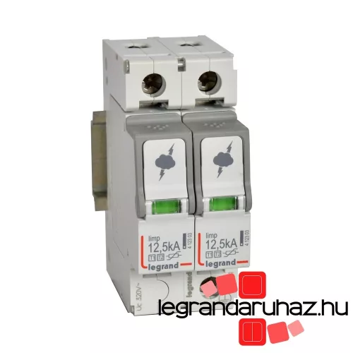 Legrand Túlfeszültség-levezető T1+T2 12,5KA 2P, Legrand 412271