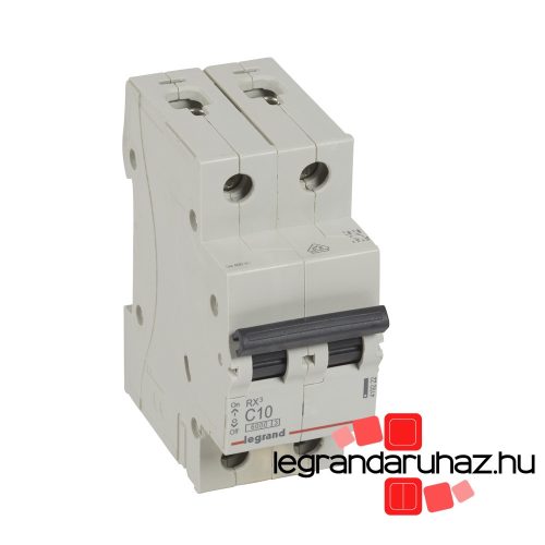 RX3 kismegszakító 2P C10 6000A BIC, Legrand 419222