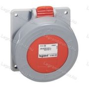   Legrand P17 Tempra Pro Dafbe322k06T 230V IP67 döntött aljzat, Legrand 555484