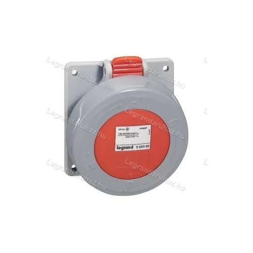 Legrand P17 Tempra Pro Dafbe322k06T 230V IP67 döntött aljzat, Legrand 555484