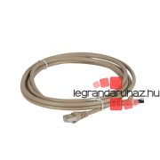   Legrand Linkeo patch kábel Cat5e FTP PVC világos barna 3m, Legrand 632742