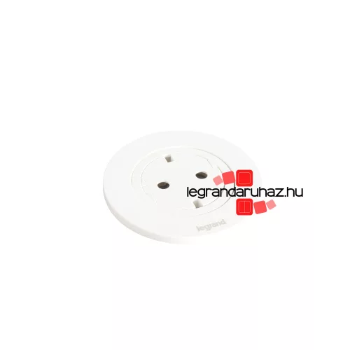 Legrand Incara Disq 60 - bútorba süllyeszthető 2P+F csatlakozóaljzat, 2m kábellel, fehér, Legrand  654725