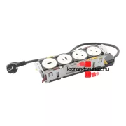   Legrand Incara Disq In 4 - bútorba süllyeszthető 2x2P+F + 1xUSB A+C + 1xHDMI aljzat, 2m kábellel, fehér, Legrand  654748