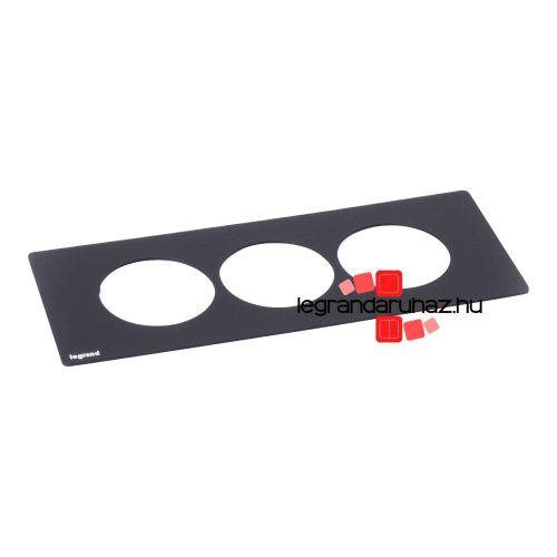 Legrand Incara Disq In 3 burkolat, fekete, Legrand  654761