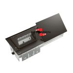 Legrand Incara Pop-up - bútorba süllyeszthető, 2x4 modul üres, fekete, Legrand  654806