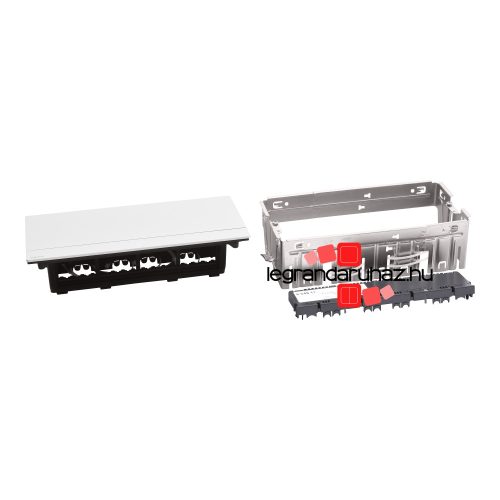 Legrand Incara Pop-up - bútorba süllyeszthető, 8 modul üres, alumínium, Legrand  654811