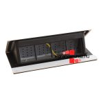 Legrand Incara Pop-up - bútorba süllyeszthető, 8 modul üres, alumínium, Legrand  654811