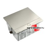 Legrand Incara Pop-up IP44 - bútorba süllyeszthető, 4 modul üres, rozsdamentes acél, Legrand  654812