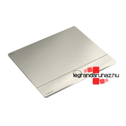 Legrand Incara Pop-up IP44 - bútorba süllyeszthető, 4 modul üres, rozsdamentes acél, Legrand  654812