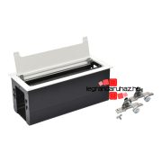   Legrand Incara Top access - bútorba süllyeszthető, 8 modul (295 mm széles), üres, fehér, Legrand  654871