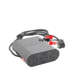 Legrand Incara Link on elosztóállomás, 6x2P+F, 2,5m kábellel, fekete, Legrand  654886