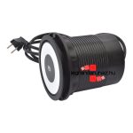 Legrand Incara Tower 120 - bútorba süllyeszthető, 4x2P+F + 2xUSB A+C aljzat + vezeték nélküli töltő, 2m kábellel, Legrand  654983