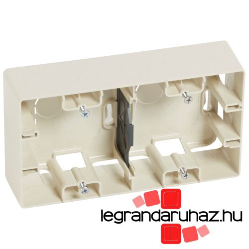 Legrand Niloé kettős kiemelő keret bézs, Legrand 664899