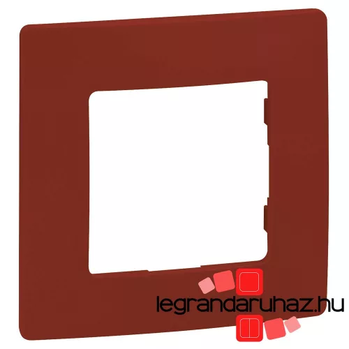 Legrand Niloé egyes keret piros, Legrand 665021