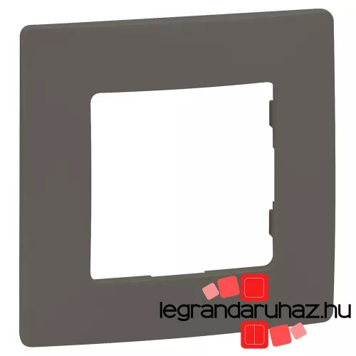 Legrand Niloé egyes keret füstszürke, Legrand 665031