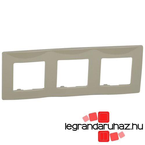 Legrand Niloé hármas keret füstszürke, Legrand 665033