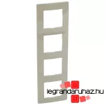 Legrand Niloé négyes keret füstszürke, Legrand 665034