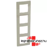 Legrand Niloé négyes keret füstszürke, Legrand 665034