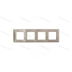 Legrand Niloé négyes keret füstszürke, Legrand 665034