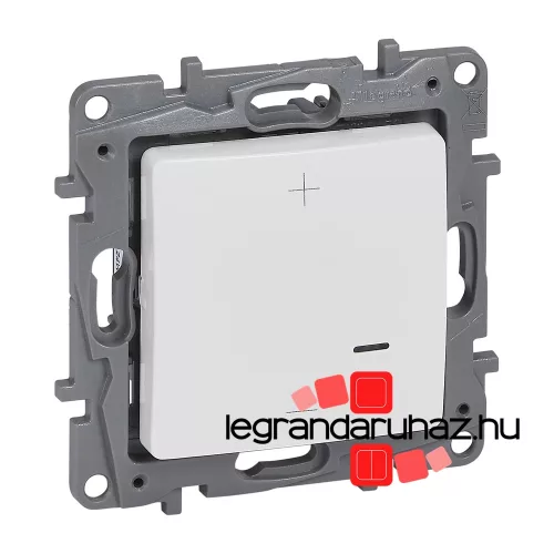 Niloé nyomógombos fényerőszabályzó 125W, 2 vezetékes, fehér
