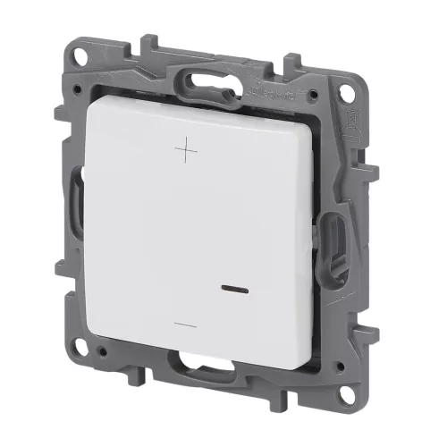 Niloé nyomógombos fényerőszabályzó 125W, 2 vezetékes, fehér