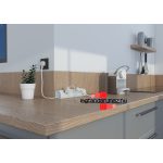 Legrand Sarokba illeszkedő elosztósor 4x2P+F, 1 m vezetékkel, fehér, Legrand 694501