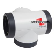   Legrand Hármas elágazású 2P+F elosztódugó, 16A, fekete, Legrand 694521