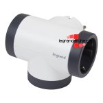 Legrand Hármas elágazású 2P+F elosztódugó, 16A, fekete, Legrand 694521