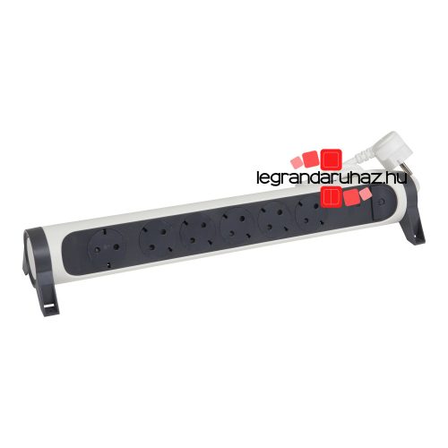 Legrand Elosztósor Premium 6x2P+F, Safe Control, 1,5 m vezetékkel, fehér, Legrand 694526