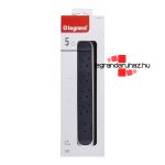 Legrand Elosztósor Premium 5x2P+F forgatható, 1,5 m vezetékkel, fehér, Legrand 694531