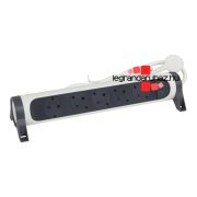   Legrand Elosztósor Premium 5x2P+F forgatható, 3 m vezetékkel, fehér, Legrand 694538