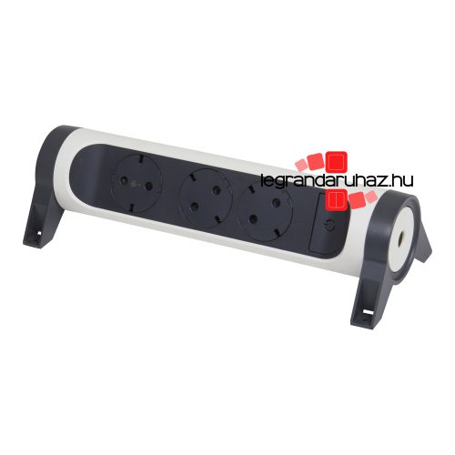 Legrand Elosztósor Premium 3x2P+F forgatható, vezeték nélkül, fehér, Legrand 694543