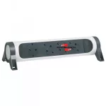 Legrand Elosztósor Premium 4x2P+F forgatható, vezeték nélkül, fehér, Legrand 694544