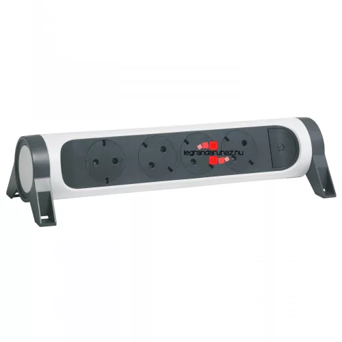 Legrand Elosztósor Premium 4x2P+F forgatható, vezeték nélkül, fehér, Legrand 694544
