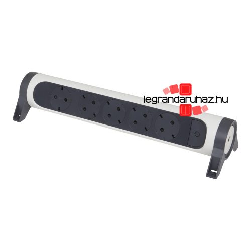 Legrand Elosztósor Premium 5x2P+F forgatható, vezeték nélkül, fehér, Legrand 694546