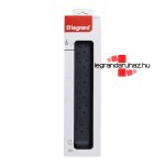 Legrand Elosztósor Premium 6x2P+F forgatható, vezeték nélkül, fekete, Legrand 694548