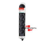Legrand Elosztósor Standard 6x2P+F, 1,5 m vezetékkel, fekete, Legrand 694558