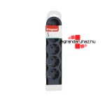 Legrand Elosztósor Standard 5x2P+F, vezeték nélkül, fekete, Legrand 694578