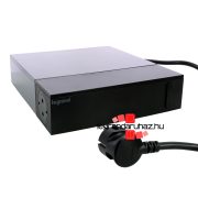   Legrand Elosztóállomás TV-hez 4x2P+F + 4x2P, 6A, túlfeszültség-védelemmel, 2 m vezetékkel, fekete, Legrand 694595